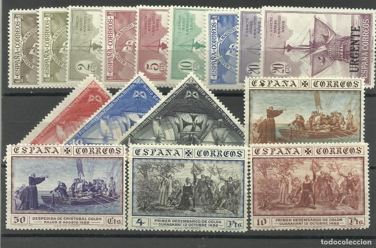 Timbres: SERIE DE COLON PARA CORREO TERRESTRE CON CHARNELA.