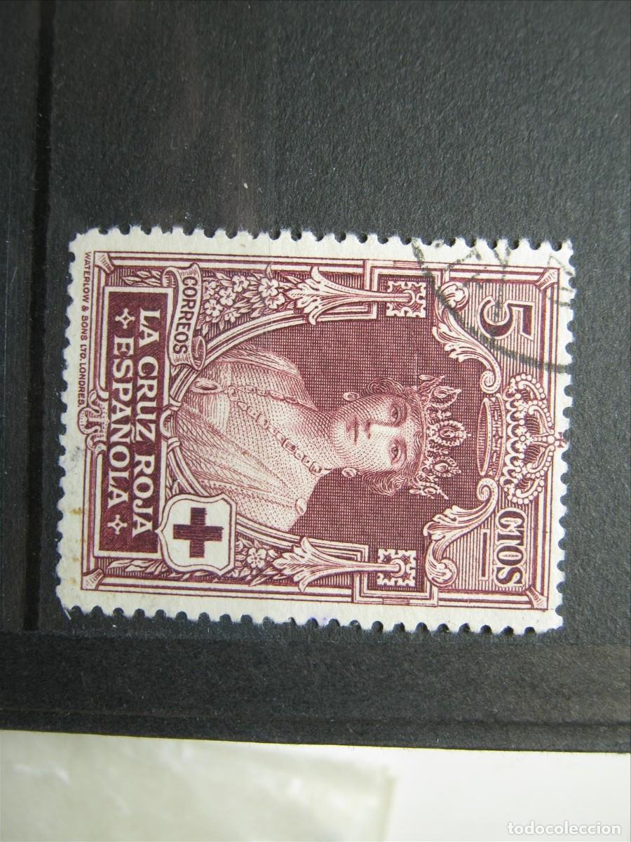 Sellos: ALFONSO XIII CRUZ ROJA EDIFIL 327 USADO PERFECTO.