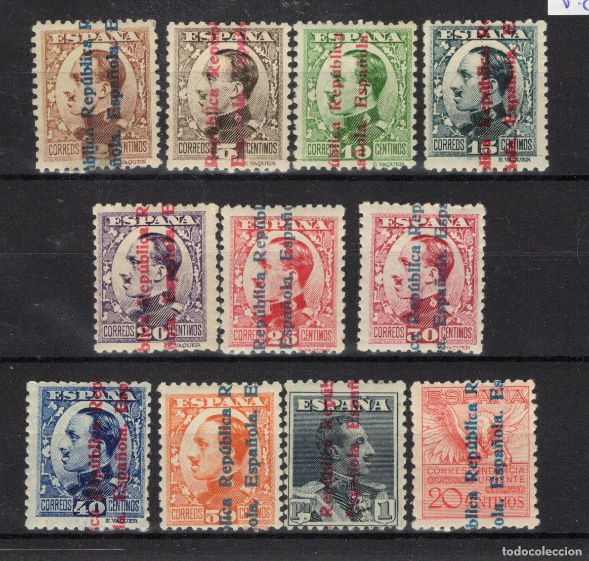 Francobolli: PC123 Sellos Espa&ntilde;a a&ntilde;o 1931 Edifil 593/603** sellos originales en NUEVO SERIE COMPLETA v.c. 250 &euro;