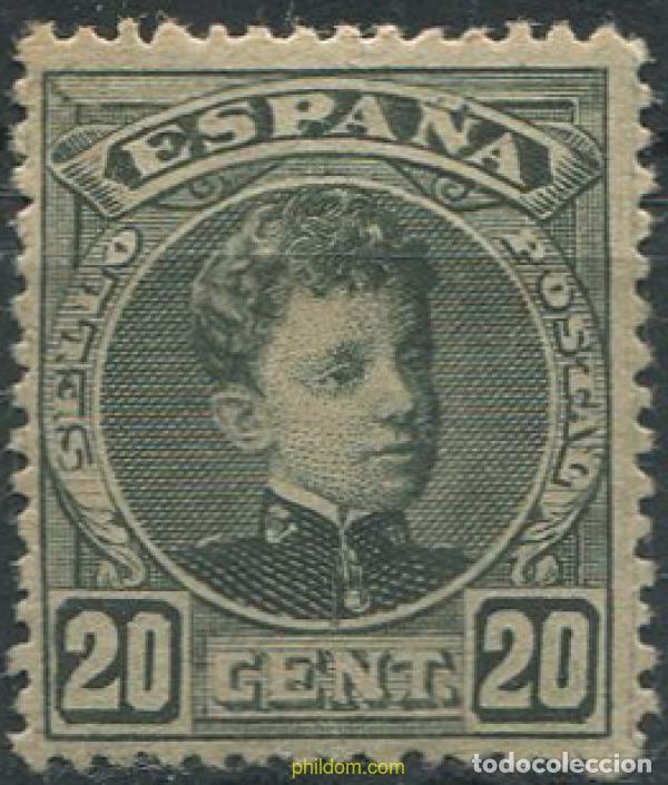 Sellos: 699431 HINGED ESPA&Ntilde;A 1901 ALFONSO XIII