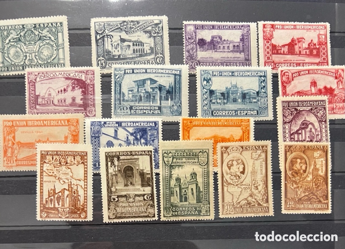 Sellos: Sellos Espa&ntilde;a Edifil 566 a 582 nuevo charnela