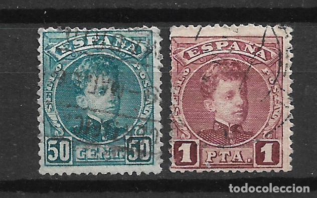 Sellos: espa&ntilde;a 1901 edifil 252/253 usado - 3/17