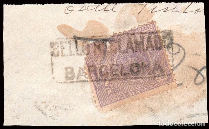 Sellos: Espa&ntilde;a - Edi o 290 - Fragmento marca &rdquo;Sello Reclamado - Barcelona&rdquo;
