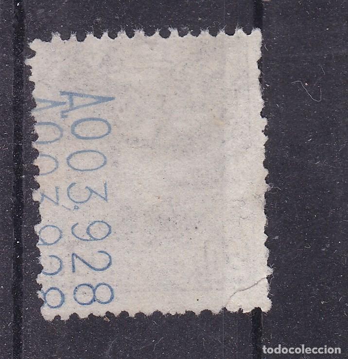 Sellos: SS4 -Alfonso XIII Cadete 20 Cts VARIEDAD DOBLE NUMERACION