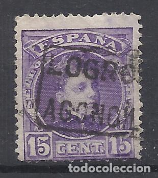 Sellos: ALFONSO XIII CADETE CARTERIA AGONCILLO LOGRO&Ntilde;O