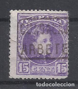 Sellos: ALFONSO XIII CADETE CARTERIA ARBETETA GUADALAJARA