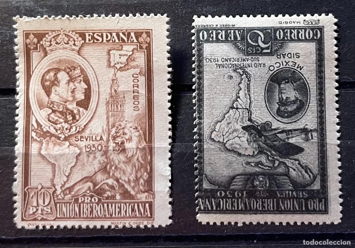 Sellos: 1930,union iberoamericana,goma,color,MN**