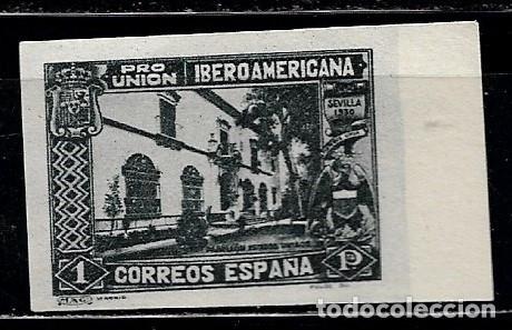 Sellos: ESPA&Ntilde;A 1930, EDIFIL 578ccas 1pts. PIZARRA SIN DENTAR . (*)