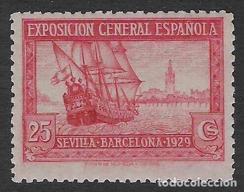 Sellos: EDIFIL 440 PRO EXPOSICIONES DE SEVILLA Y BARCELONA 1929. MNH **