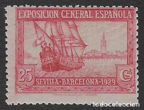Sellos: EDIFIL 440 PRO EXPOSICIONES DE SEVILLA Y BARCELONA 1929. MNH **