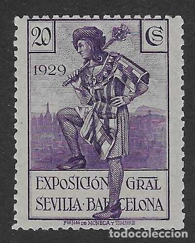 Sellos: EDIFIL 439 PRO EXPOSICIONES DE SEVILLA Y BARCELONA 1929. MNH **