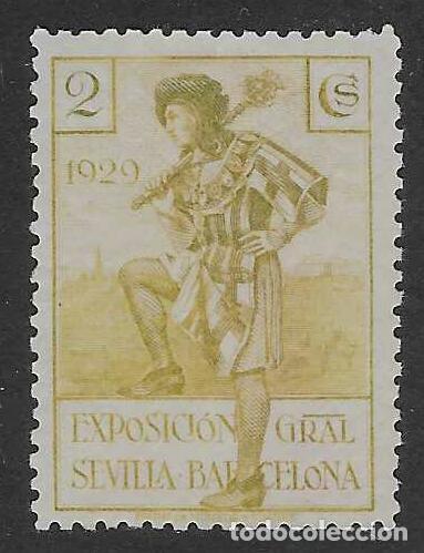 Sellos: EDIFIL 435 PRO EXPOSICIONES DE SEVILLA Y BARCELONA 1929. MNH **