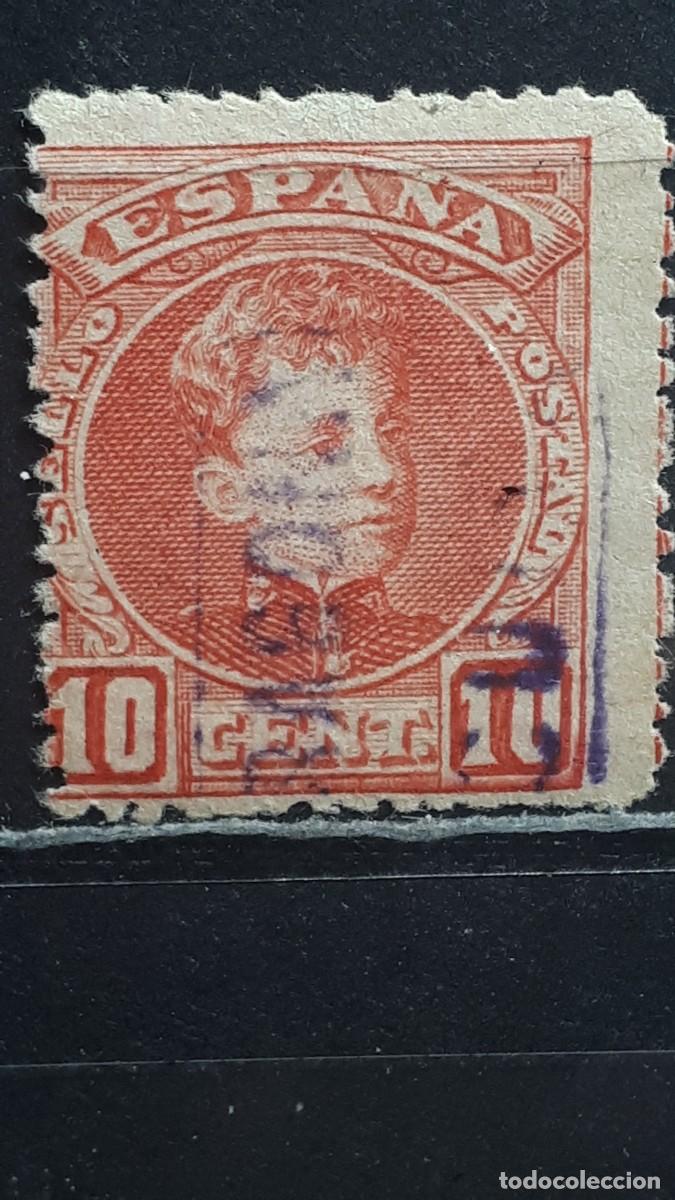 Sellos: ESPA&Ntilde;A. MATASELLOS DE CARTERIA RURAL. CUNIT. TARRAGONA. A&Ntilde;O 1901. EDIFIL 243.