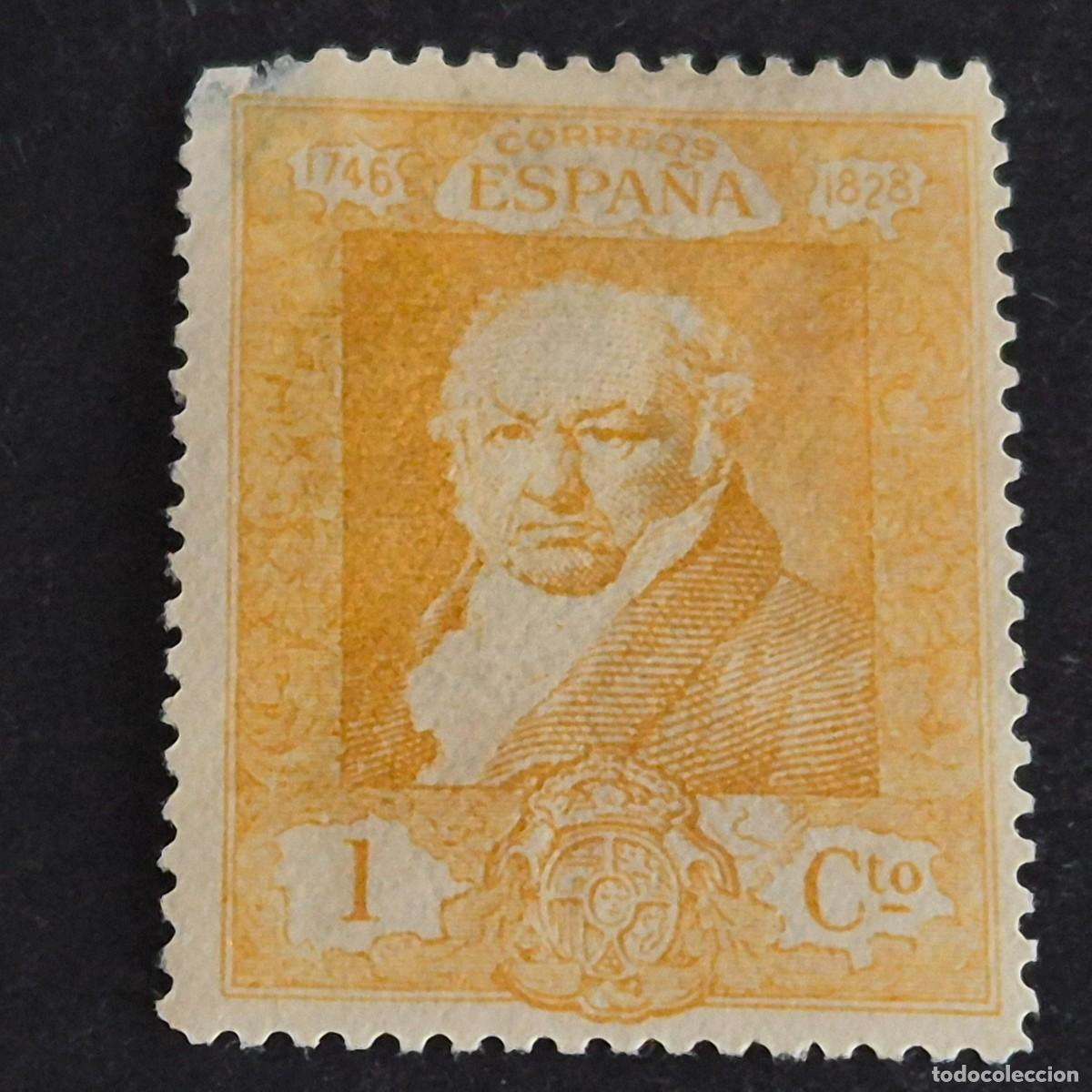 Sellos: ESPA&Ntilde;A, 1930, QUINTA DE GOYA, EDIFIL 499*, NUEVO, GOMA, FIJASELLO, LEER, ( LOTE AR )