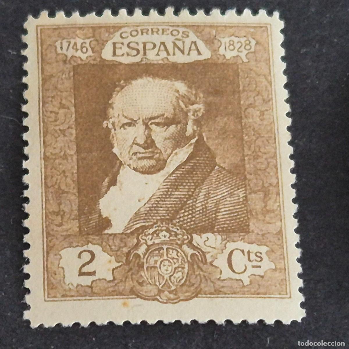 Sellos: ESPA&Ntilde;A, 1930, QUINTA DE GOYA, EDIFIL 500*, NUEVO, GOMA, FIJASELLO, ( LOTE AR )