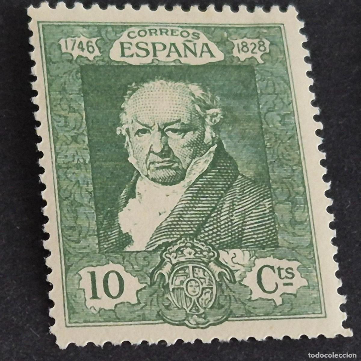 Sellos: ESPA&Ntilde;A, 1930, QUINTA DE GOYA, EDIFIL 504*, NUEVO, GOMA, FIJASELLO, ( LOTE AR )