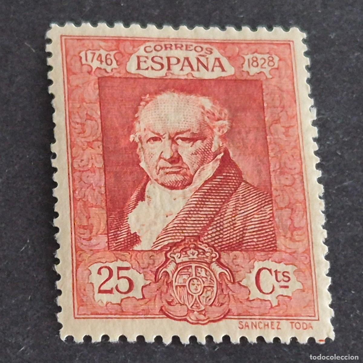 Sellos: ESPA&Ntilde;A, 1930, QUINTA DE GOYA, EDIFIL 507*, NUEVO, GOMA, FIJASELLO, ( LOTE AR )
