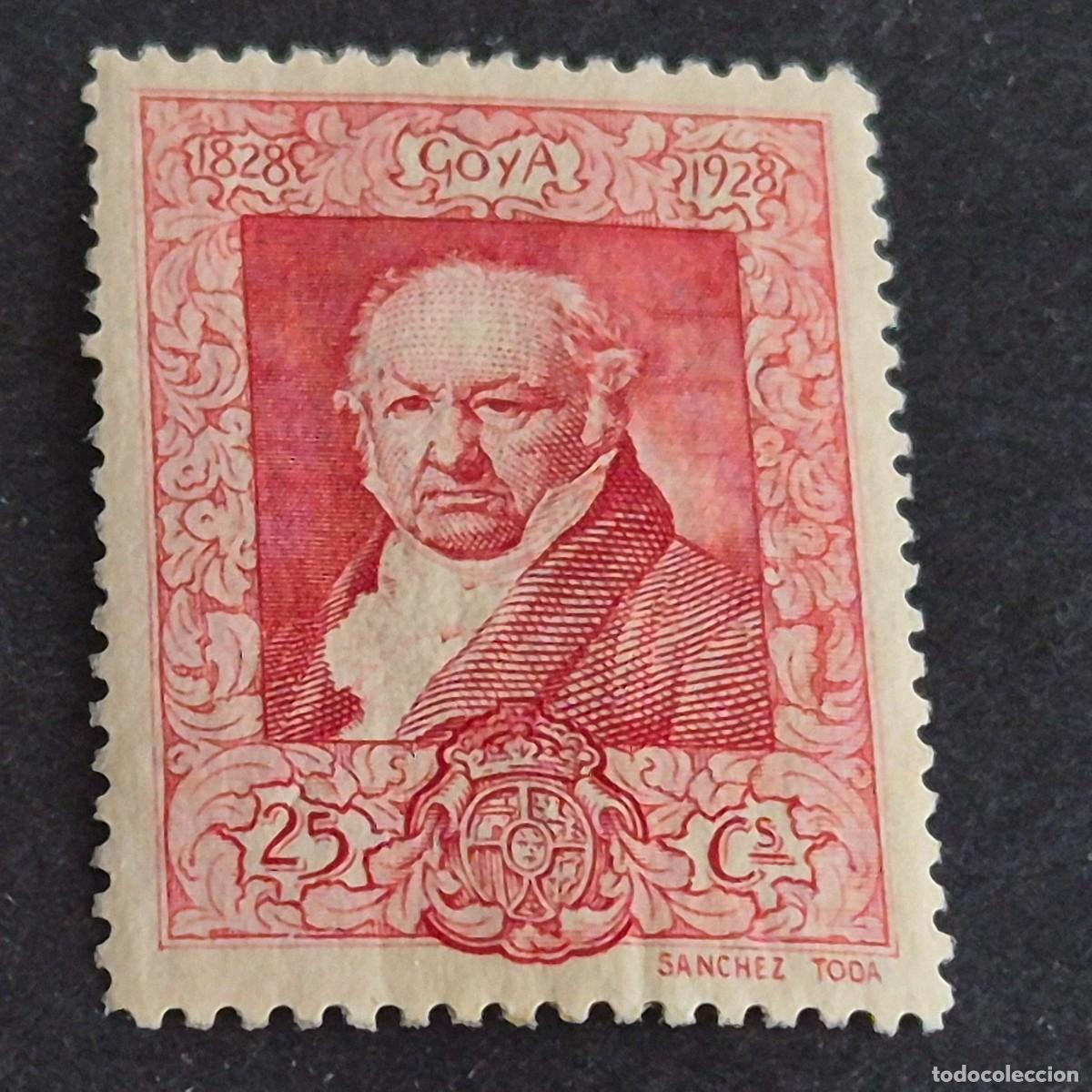 Sellos: ESPA&Ntilde;A, 1930, QUINTA DE GOYA, EDIFIL 508*, NUEVO, GOMA, FIJASELLO, ( LOTE AR )