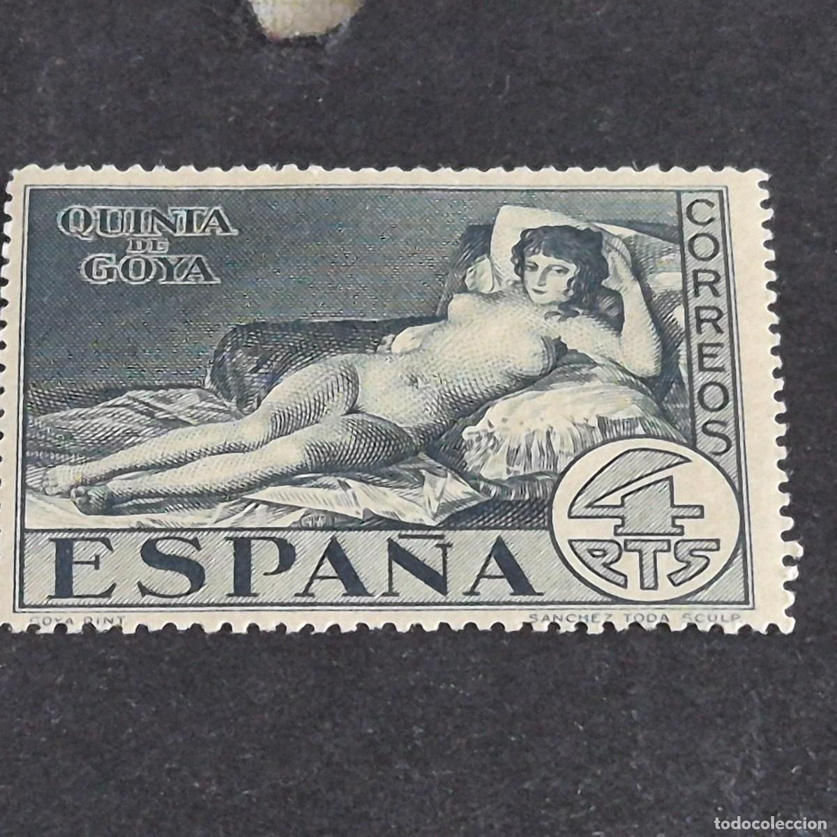 Sellos: ESPA&Ntilde;A, 1930, QUINTA DE GOYA, EDIFIL 514*, NUEVO, GOMA, FIJASELLO, PUNTO ADELGAZADO, ( LOTE AR )
