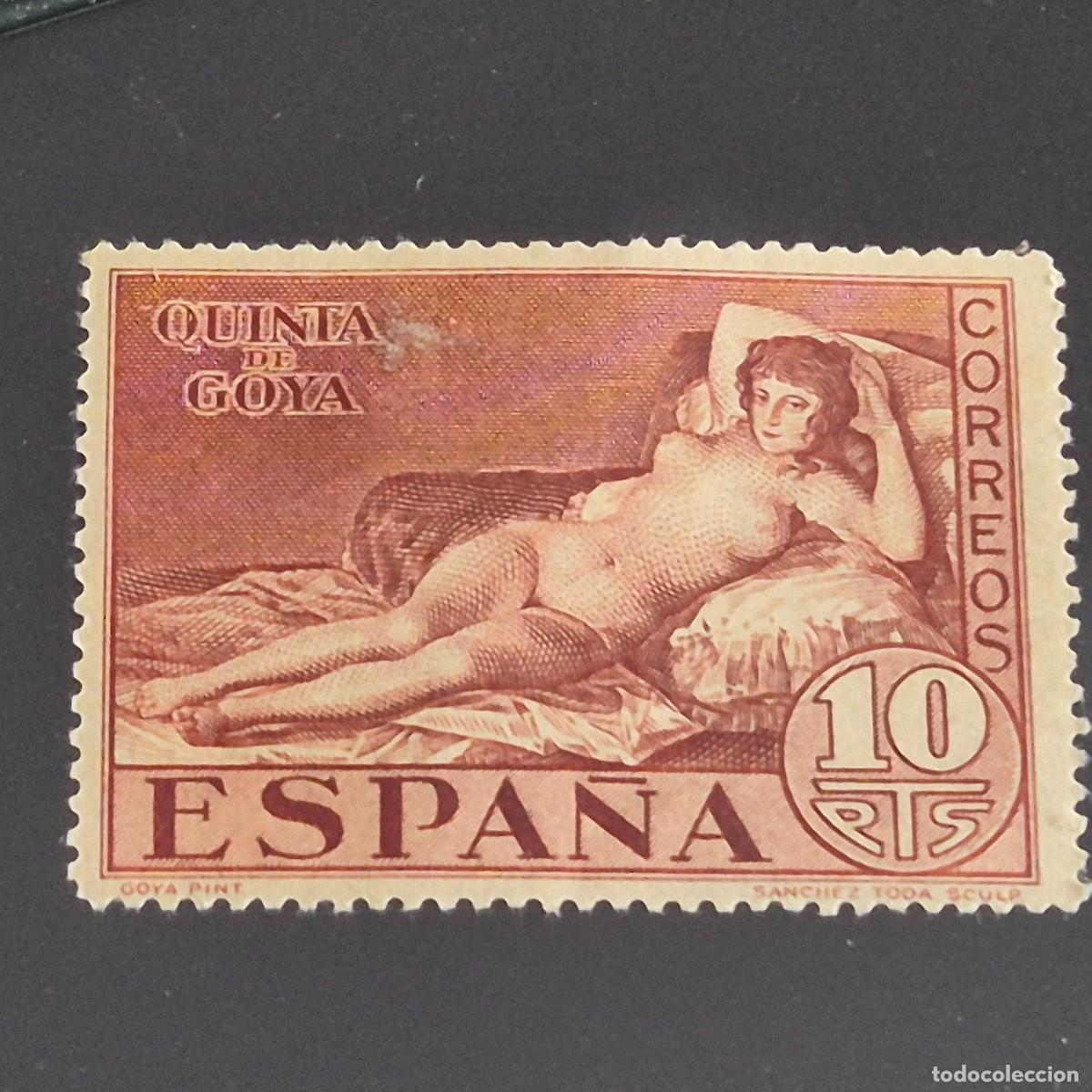 Sellos: ESPA&Ntilde;A, 1930, QUINTA DE GOYA, EDIFIL 515*, NUEVO, GOMA, FIJASELLO, ( LOTE AR )