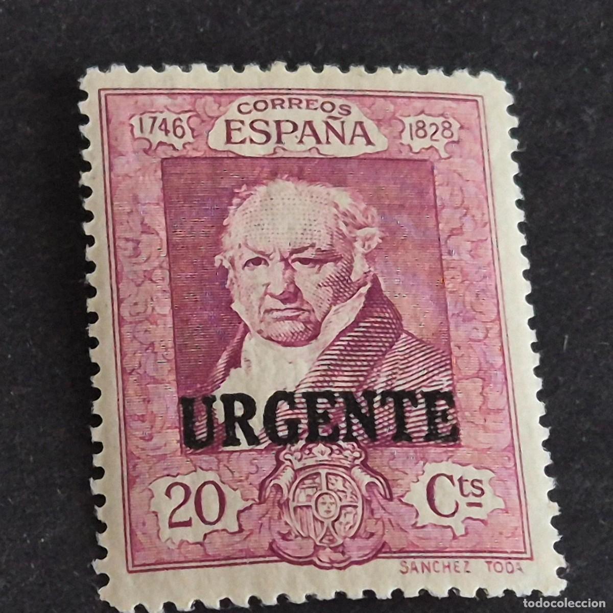 Sellos: ESPA&Ntilde;A, 1930, QUINTA DE GOYA, EDIFIL 516*, NUEVO, GOMA, FIJASELLO, ( LOTE AR )