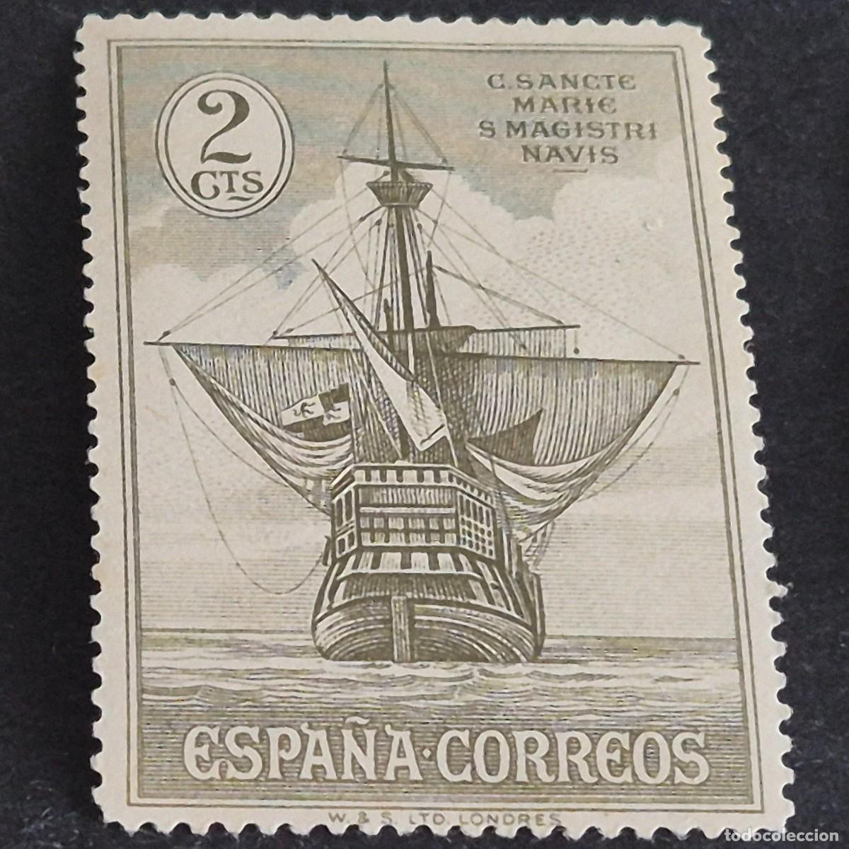 Sellos: ESPA&Ntilde;A, 1930, DESCUBRIMIENTO DE AM&Eacute;RICA, EDIFIL 532*, NUEVO, GOMA, FIJASELLO, ( LOTE AR )