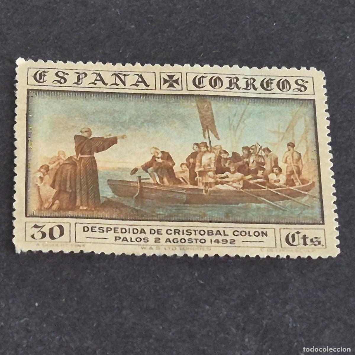 Sellos: ESPA&Ntilde;A, 1930, DESCUBRIMIENTO DE AM&Eacute;RICA, EDIFIL 540, NUEVO SIN GOMA, ( LOTE AR )