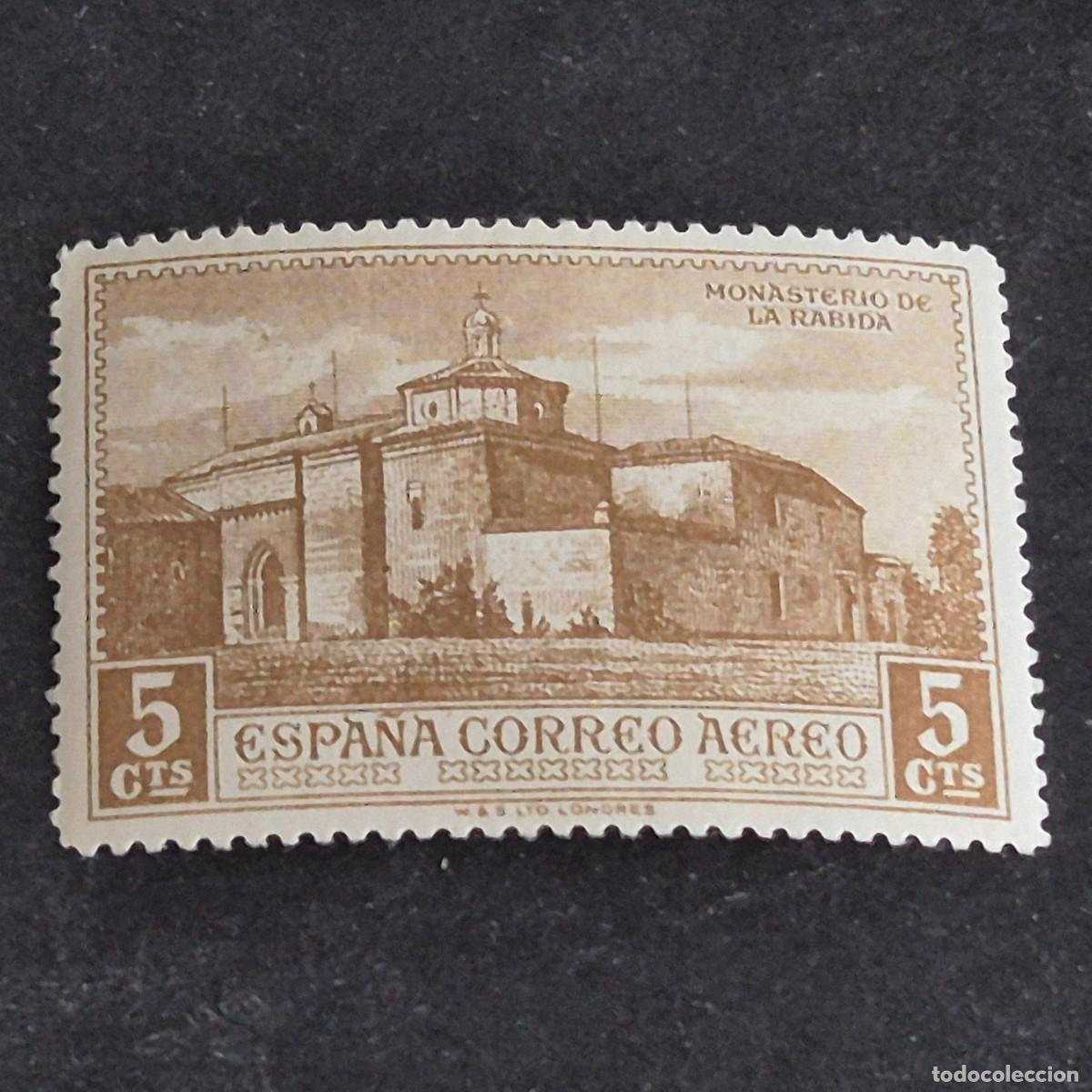 Sellos: ESPA&Ntilde;A, 1930, DESCUBRIMIENTO AM&Eacute;RICA, A&Eacute;REO EUROPA, EDIFIL 547*, NUEVO, GOMA, FIJASELLO, ( LOTE AR )