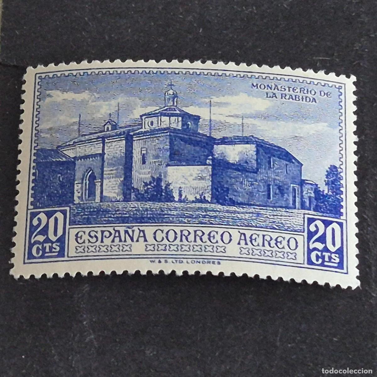 Sellos: ESPA&Ntilde;A, 1930, DESCUBRIMIENTO AM&Eacute;RICA, A&Eacute;REO EUROPA, EDIFIL 551*, NUEVO, GOMA, FIJASELLO, ( LOTE AR )