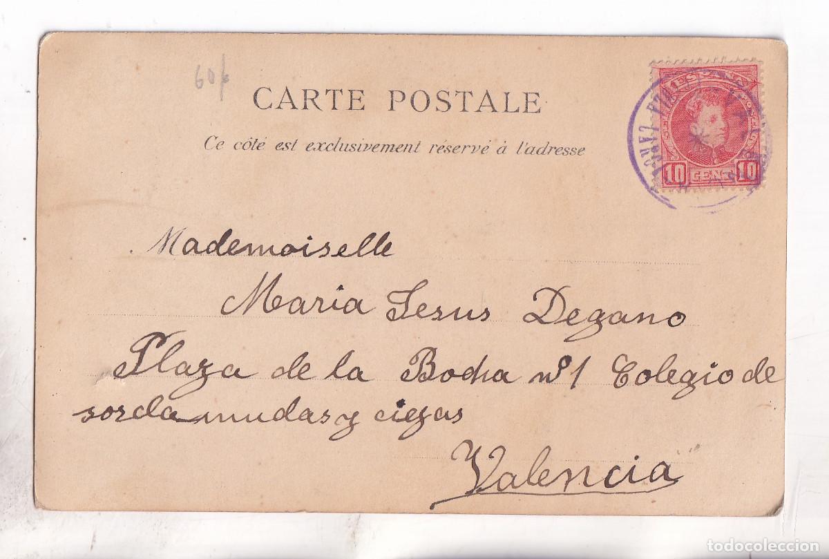 Sellos: POSTAL. RAR&Iacute;SIMA CARTER&Iacute;A ESPECIAL PUEBLA LARGA. VALENCIA. 1904