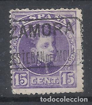Sellos: ALFONSO XIII CADETE CARTERIA SAN ESTEBAN DEL MOLAR ZAMORA