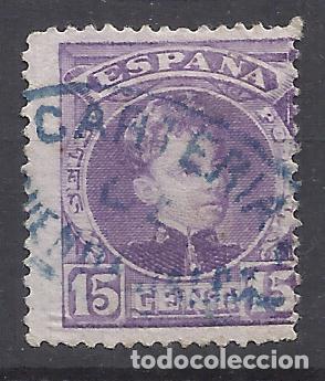Sellos: ALFONSO XIII CADETE CARTERIA CUENCA DEL GENIL GRANADA