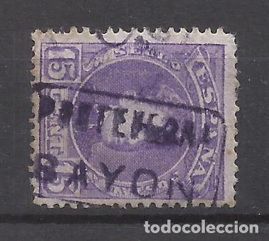 Sellos: ALFONSO XIII CADETE CARTERIA BAYON VILLANUEVA DE AROSA PONTEVEDRA