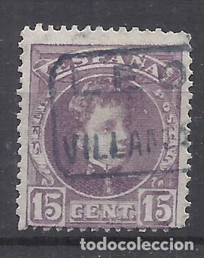 Sellos: ALFONSO XIII CADETE CARTERIA BAYON VILLAMANIN LEON