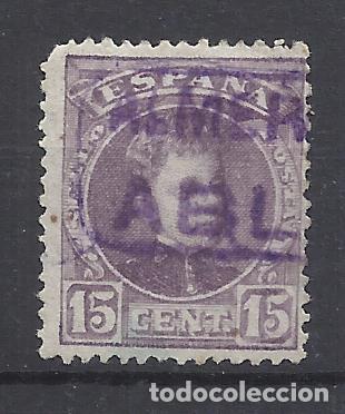 Sellos: ALFONSO XIII CADETE CARTERIA ABLA ALMERIA