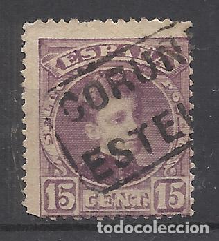 Sellos: ALFONSO XIII CADETE CARTERIA ESTEIRO DE MUROS CORU&Ntilde;A