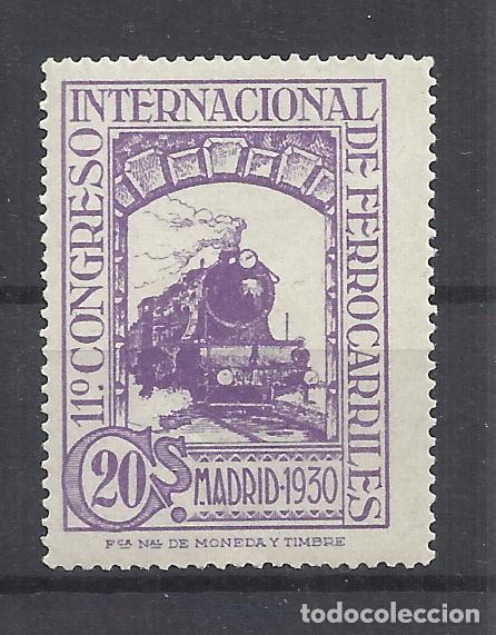 Sellos: CENTENARIO FERROCARRIL 1930 EDIFIL 474 NUEVO*