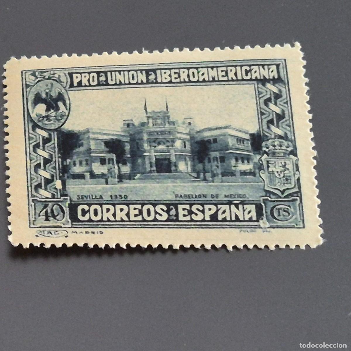 Sellos: ESPA&Ntilde;A, 1930, PRO UNI&Oacute;N IBEROAMERICANA, EDIFIL 576*, NUEVO, GOMA, FIJASELLO, (LOTE AR)
