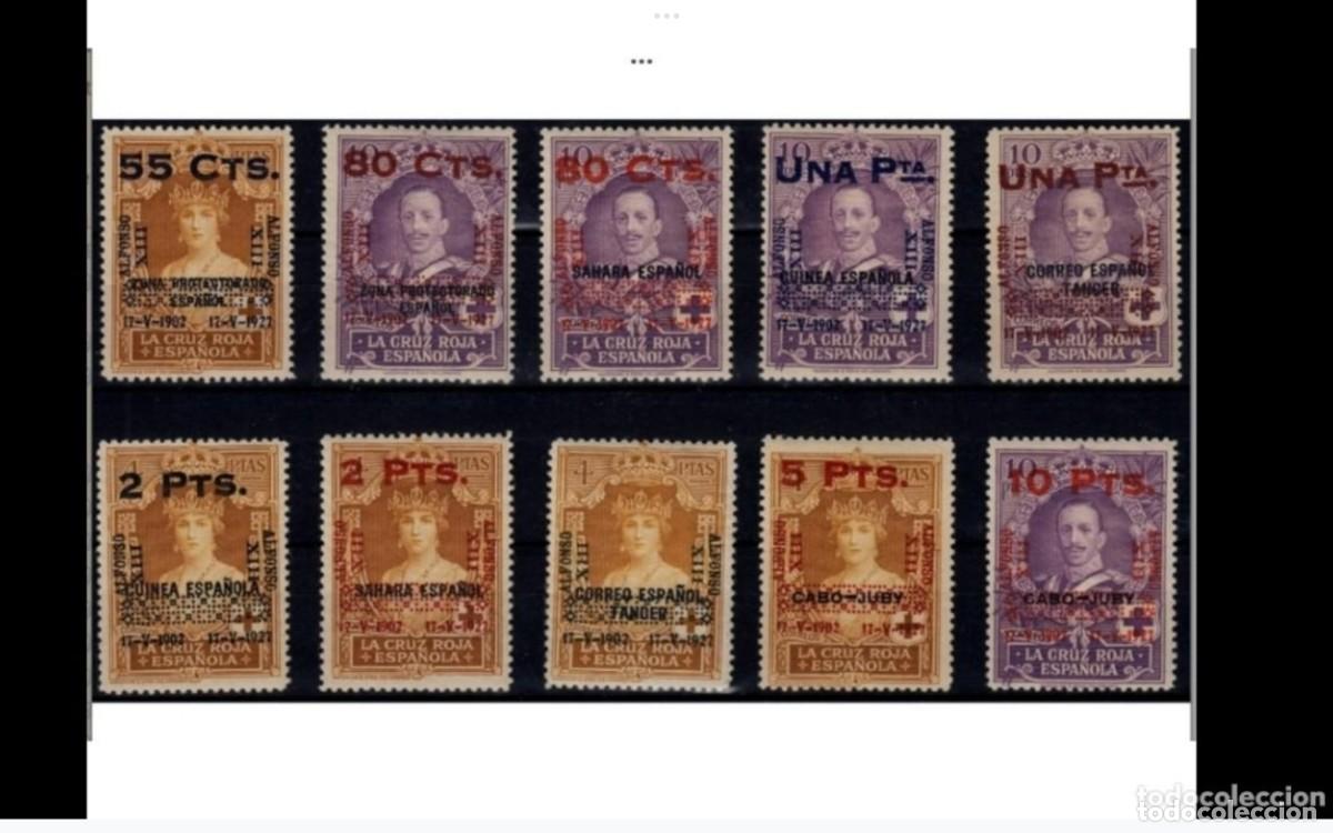 Sellos: ESPA&Ntilde;A - 1927 - ALFONSO XIII - EDIFIL 392/401 - SERIE COMPLETA - MNH** - NUEVOS.