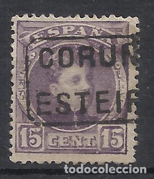 Stamps: ALFONSO XIII CADETE CARTERIA ESTEIRO DE MUROS CORU&Ntilde;A
