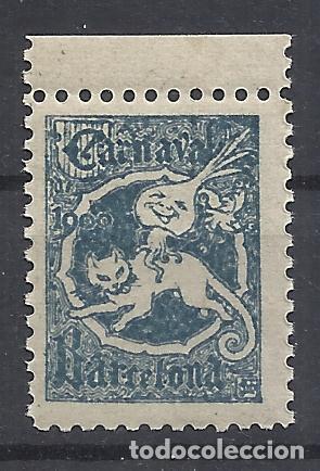 Selos: carnaval 1900 barcelona nuevo** BORDE DE HOJA