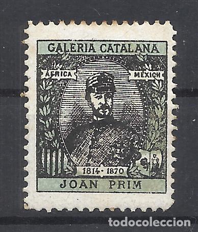 Francobolli: JOAN PRIM GALERIA CATALANA NUEVO*
