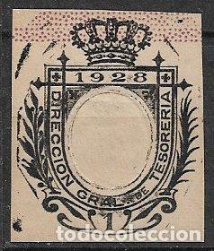 Sellos: FISCALES 1928 Direcci&oacute;n General de Tesorer&iacute;a, 1 (o)