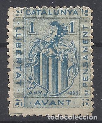 Francobolli: Catalunya Avant 1899 Llibertat de Pensament NUEVO(*)