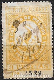 Sellos: 1903 Colegio de M&eacute;dicos de Granada, Certificaciones (o)