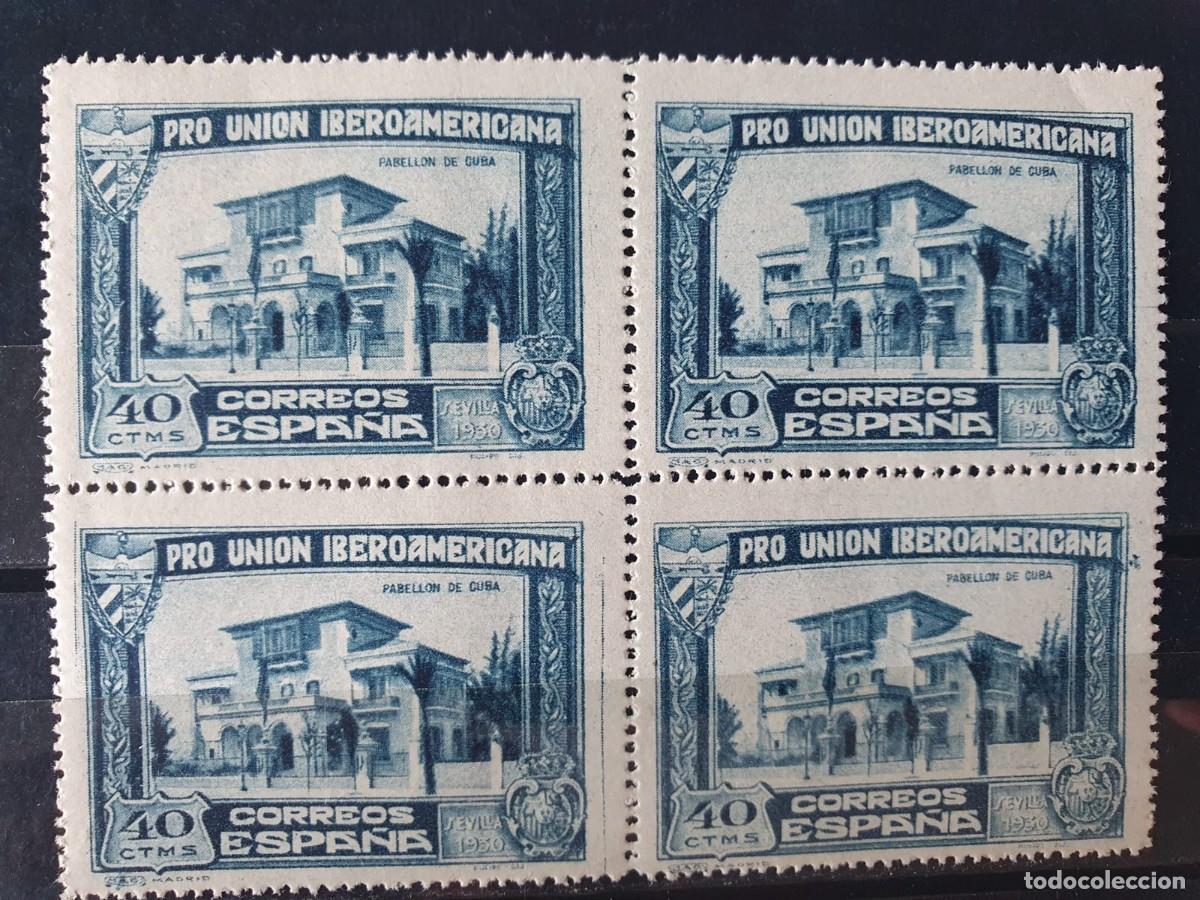 Stamps: EDIFIL 575 ** BLOQUE DE 4 ESPA&Ntilde;A 1930