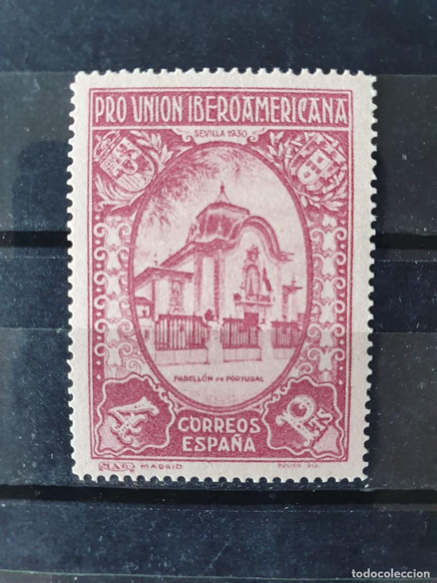 Stamps: EDIFIL 579 ** ESPA&Ntilde;A 1930 4 PESETAS VIOLETA