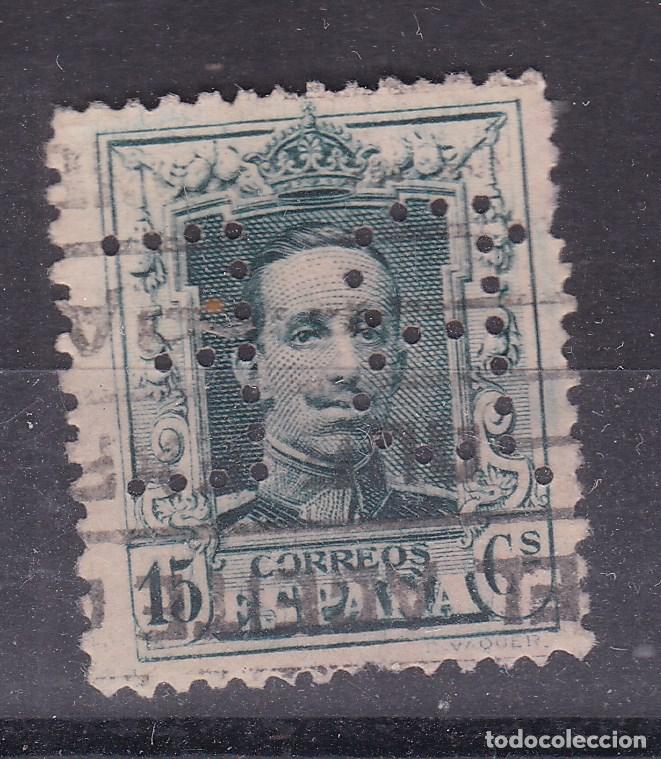 Sellos: AA18- Alfonso XIII Vaquer Edifil 315A Perforado BE
