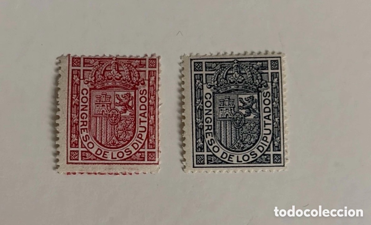 Sellos: Espa&ntilde;a 1896-1898. Edifil 230-231.