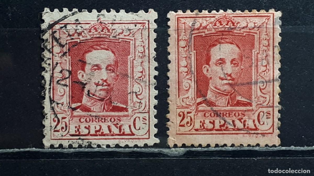 Sellos: ESPA&Ntilde;A. A&Ntilde;O 1922. &deg;. EDIFIL 317b y 317.